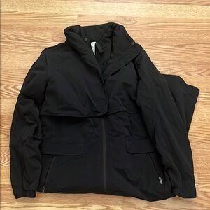 Lululemon Always Effortless Black Trench Coat